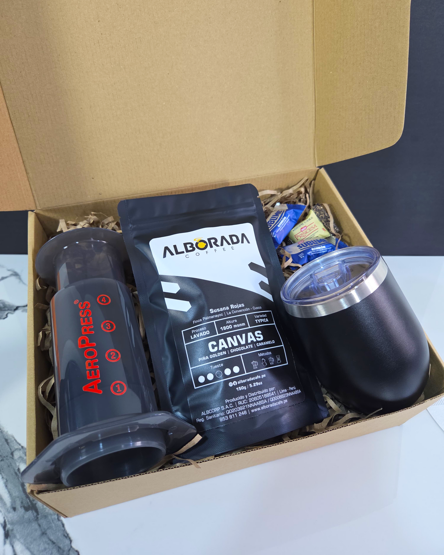 Box Aeropress Alborada Cafe
