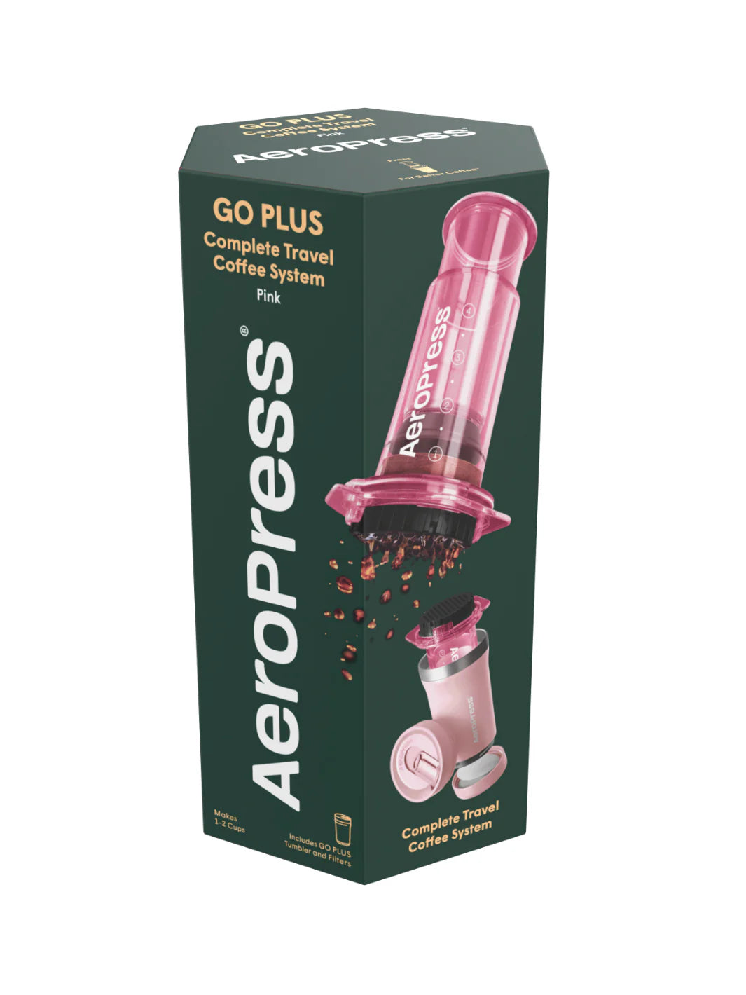 AeroPress Go Plus Rosa - Aeropress