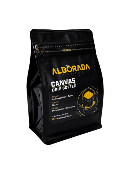 Suscripción mensual - Canvas Drip Coffee de 15 filtros - Café filtrante