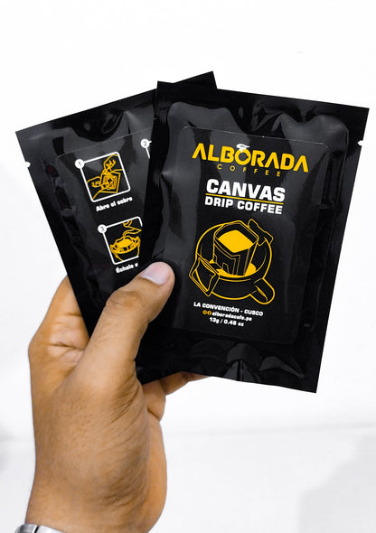 Canvas Drip Coffee Corporativo - Café filtrante por unidad