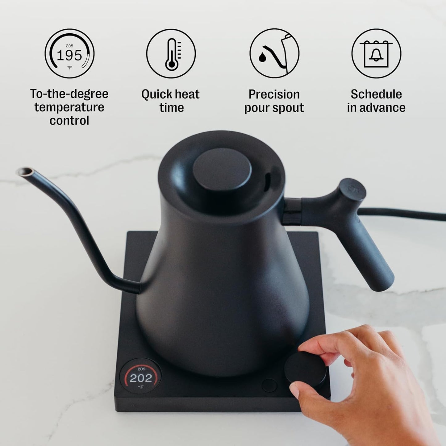 Tetera eléctrica de cuello de ganzo Stagg EGK PRO - Fellow