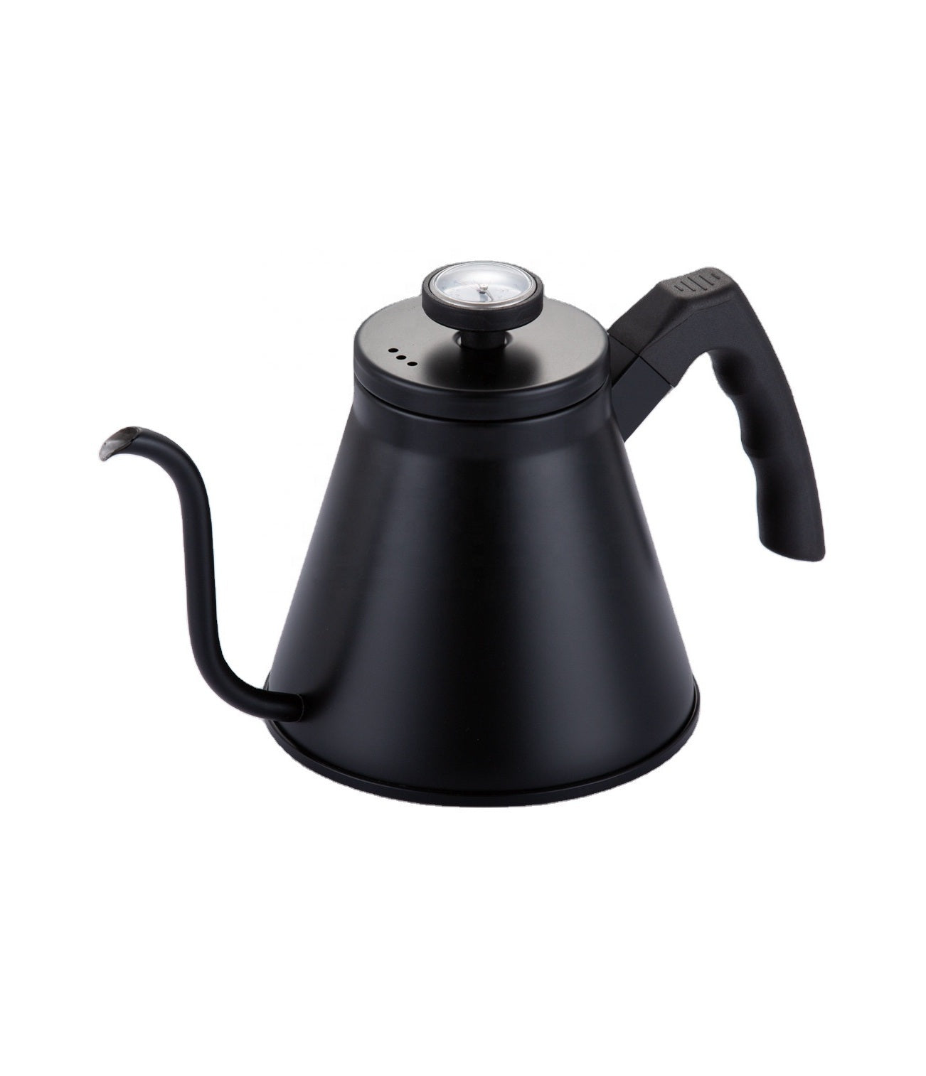 Tetera cuello de ganzo con termómetro