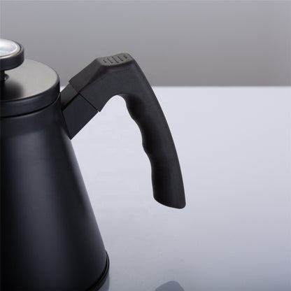 Tetera cuello de ganzo con termómetro