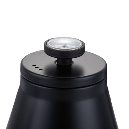 Tetera cuello de ganzo con termómetro