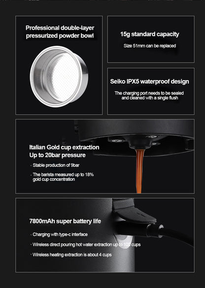 Cafetera espresso portátil PowerShot Plus Genérico