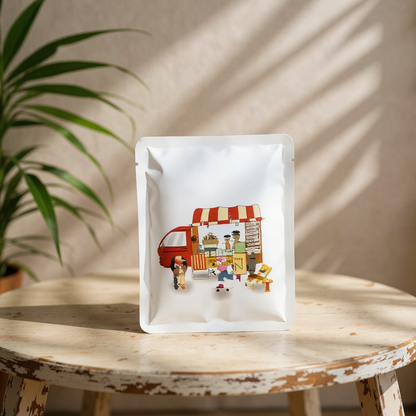 Sobre mate para filtros de café blanco Alborada Coffee