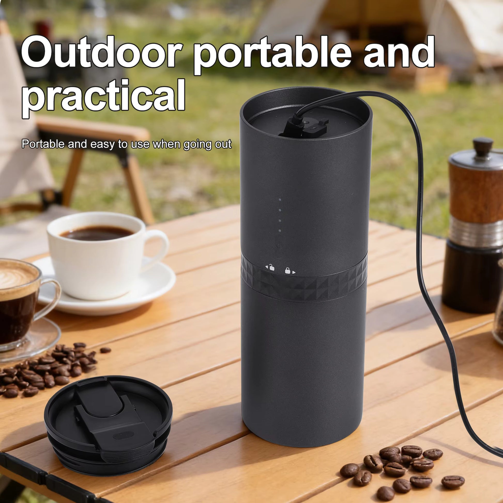 Molino eléctrico GoBarista 2 en 1 Genérico