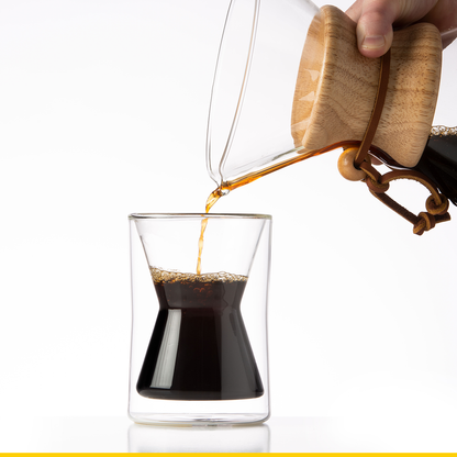 Vaso doble pared de vidrio 300ml - Chemex