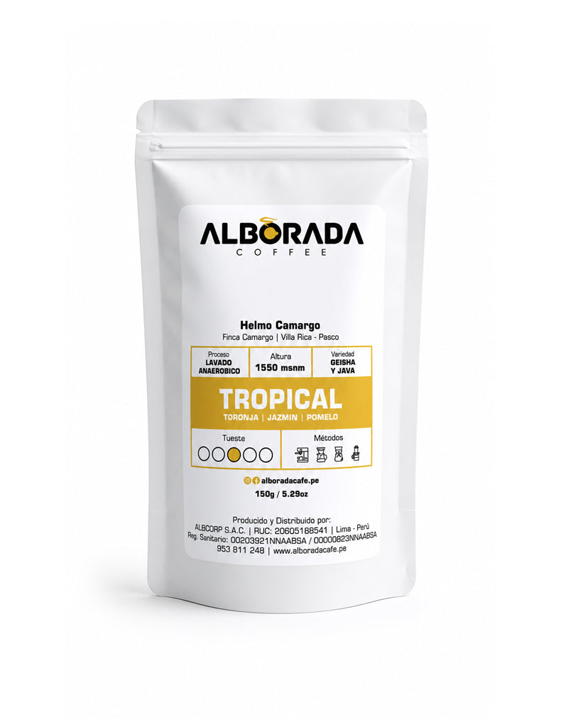 Tropical Deluxe - Café de especialidad 150g Alborada Coffee