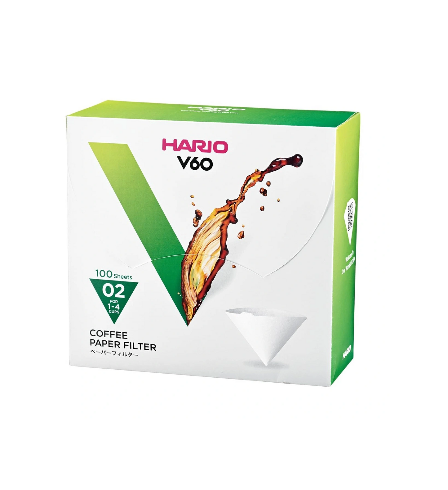 Filtros V60 Nro 2 blanco en caja - Hario