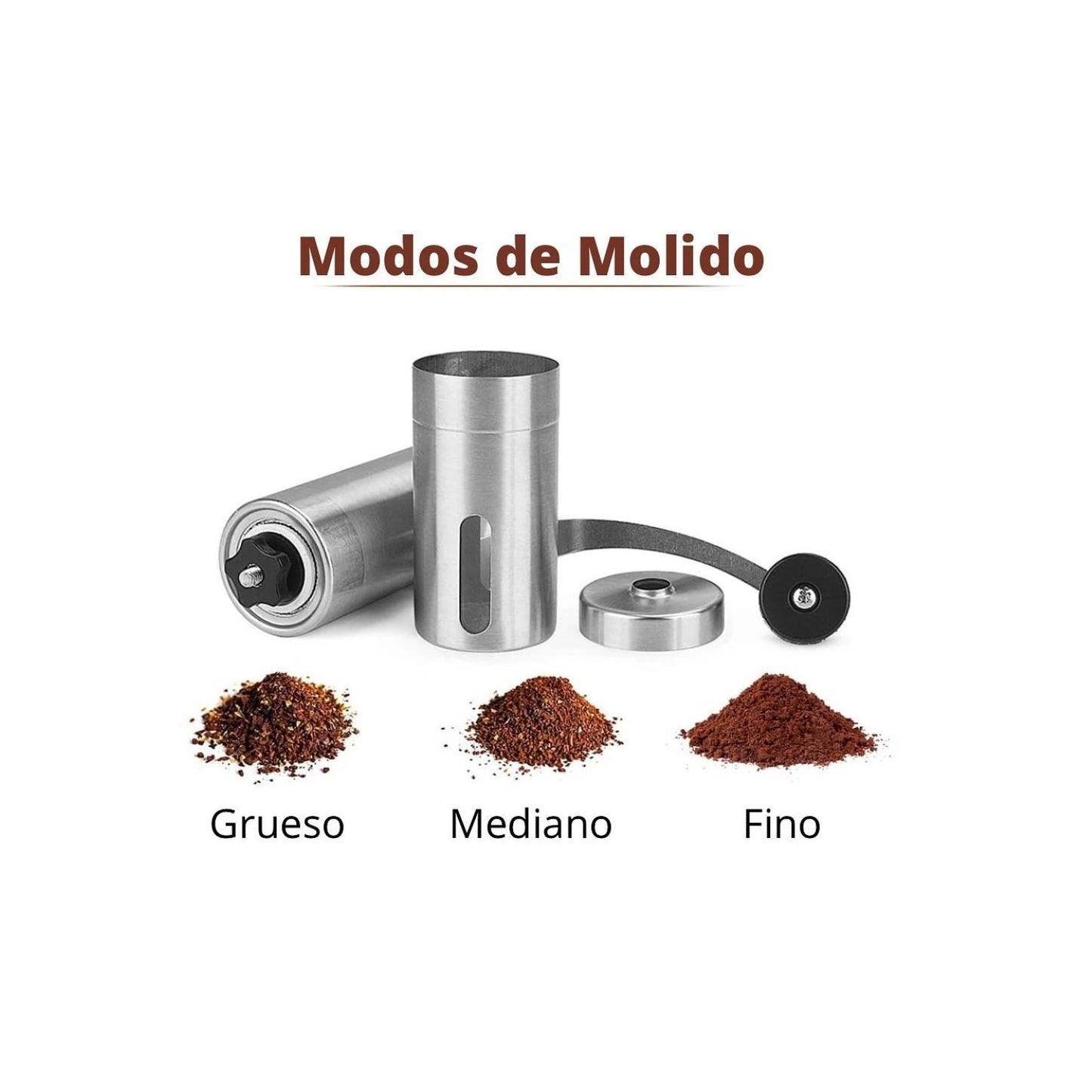 Molino manual de acero inoxidable