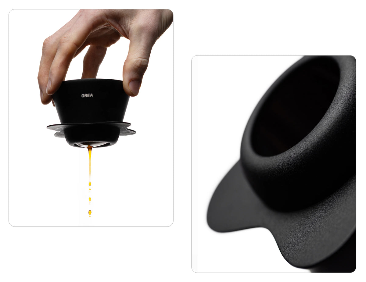 Dripper Nro 01 Acero Negro - Orea Orea