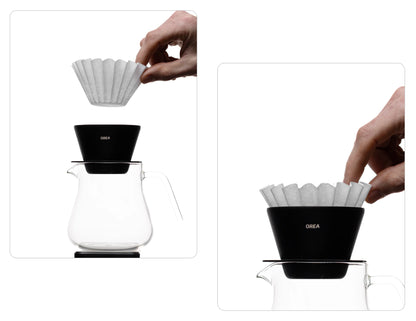 Dripper Nro 01 Acero Negro - Orea Orea